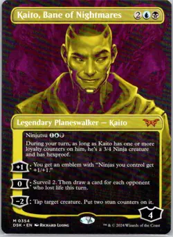 Kaito, Bane of Nightmares (Showcase) M Duskmourn: House of Horror 354 NM - Image 1
