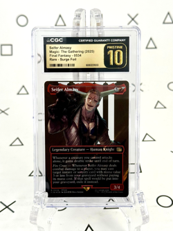 Seifer Almasy - Borderless Surge Foil- CGC 10 Pristine - Magic MTG Final Fantasy - Image 1
