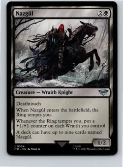 Magic the Gathering Nazgul #334 The Lord of the Rings MTG Free Shipping! - Image 1