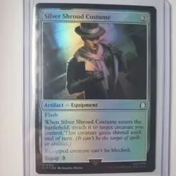 Silver Shroud Costume (Traditional Foil) MTG Fallout 0142 - Image 1