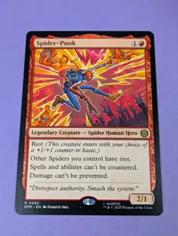 MTG Magic: Marvel's Spider-Man: Spider-Punk #0092 Rare - NM - Image 1