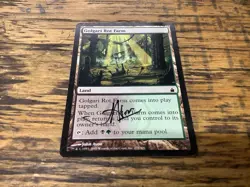 MTG Golgari Rot Farm RAV Ravnica: City of Guilds Artist Proof Signed John Avon - Image 1
