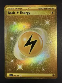 Pokemon - Lightning Energy - 257/198 - Scarlet & Violet - Gold Secret Rare - Image 2