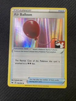 Air Balloon 156/202 Holo Pokemon Play! Prize Pack Series 1 NM - Image 1
