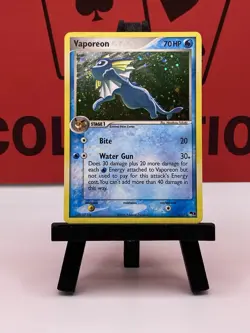 Vaporeon 6/17 Holo Rare Pop Series Promos Swirl 2006 Pokemon TCG LP - Image 2