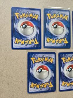 Lot Of 5 Brock Gym Challenge Heroes Vintage Pokemon TCG - Image 2