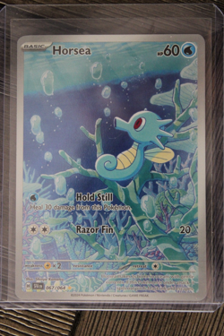 Pokemon TCG Horsea 067/064 Sv: Shrouded Fable Holo Near Mint - Image 1
