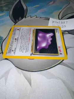 Pokemon TCG Ditto 3/62 Fossil Holo Rare LP - Image 5