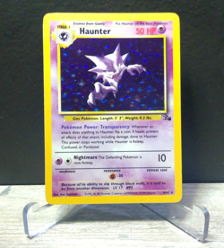 Pokemon Haunter 6/62 Fossil Holo Rare WOTC 1999 Vintage TCG LP/NM - Image 1