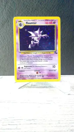 Pokemon Haunter 6/62 Fossil Holo Rare WOTC 1999 Vintage TCG LP/NM - Image 5