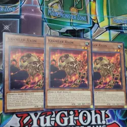 3x Krawler Axon - CIBR-EN017 - Common - 1st Edition- Near Mint- YuGiOh! Playset - Image 1