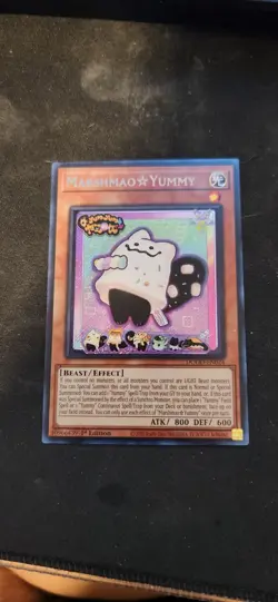 Yu-Gi-Oh! TCG Marshmao Yummy Secret Rare DOOD-EN024 1st Edition Near Mint - Image 1