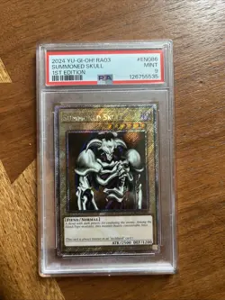 Yu-Gi-Oh! TCG Summoned Skull RA03-EN086 First Edition PSA 9 - Image 1