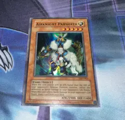 Airknight Parshath MP/LP Ultra Rare Unlimited LOD-062 Yugioh! OG Print - Image 1