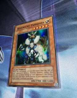 Airknight Parshath MP/LP Ultra Rare Unlimited LOD-062 Yugioh! OG Print - Image 2