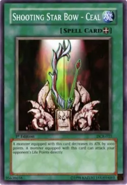 Yugioh! LP Shooting Star Bow - Ceal - DCR-033 - Common - 1st Edition Lightly Pla - Image 1