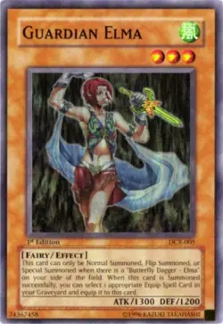 Yugioh! Guardian Elma - DCR-005 - Common - 1st Edition Near Mint, English - Image 1