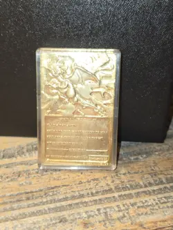 Pokemon Charizard Trading Card 23k Gold Plated Burger King 1999 Card Only - Image 4