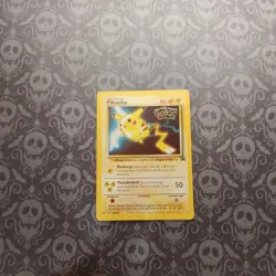 Pikachu #4 WB First Movie Black Star Promo Rare Pokemon Card Vintage 1999 WOTC - Image 1