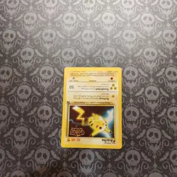 Pikachu #4 WB First Movie Black Star Promo Rare Pokemon Card Vintage 1999 WOTC - Image 2