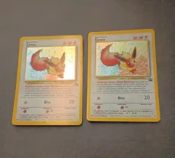 (2) Pokemon Eevee #11 TCG Holo Black Star Promo Cards Wizards - Image 2