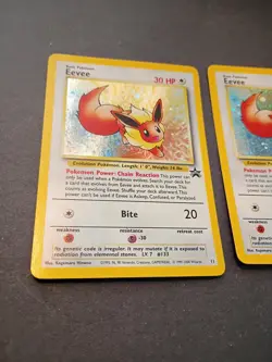 (2) Pokemon Eevee #11 TCG Holo Black Star Promo Cards Wizards - Image 3