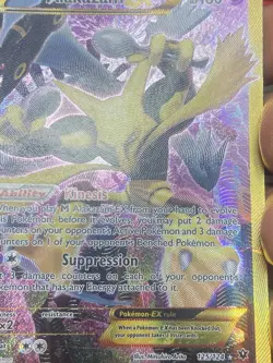 Pokemon TCG Alakazam EX Holo Ultra Rare 2016, 125/124 Card - Image 1