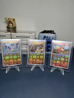 Pokemon 151 Poke Ball Reverse Holo Error 3 Card Lot - Image 1