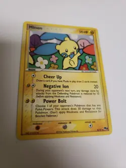 Pokemon (Holo) MINUN Card (POP SERIES-3) Set 4/17 Rare PROMO - Image 1