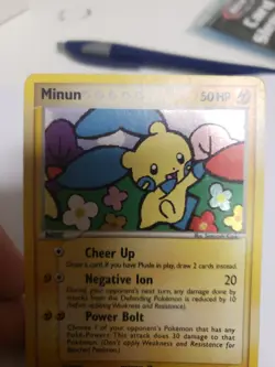 Pokemon (Holo) MINUN Card (POP SERIES-3) Set 4/17 Rare PROMO - Image 4