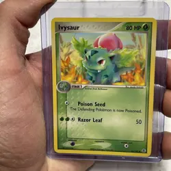 Pokemon Ivysaur 35/112 Uncommon EX FireRed & LeafGreen Pokemon Card LP+ Vintage - Image 1