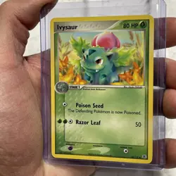 Pokemon Ivysaur 35/112 Uncommon EX FireRed & LeafGreen Pokemon Card LP+ Vintage - Image 2