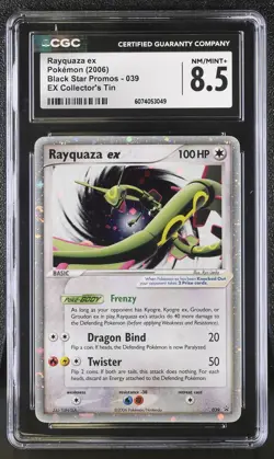 CGC 8.5 Rayquaza ex 2006 Black Star Promos 039 Holo Pokemon Card - Image 1