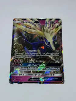Xerneas GX Pokemon Card TCG GX 90/131 Forbidden Light Ultra Rare Holo 2018 NM - Image 1