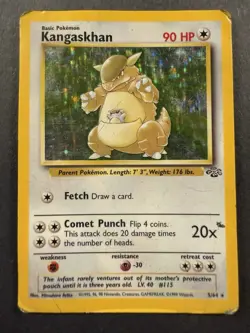 Pokemon TCG Kangaskhan Jungle Holo Rare Card 5/64 - Image 1