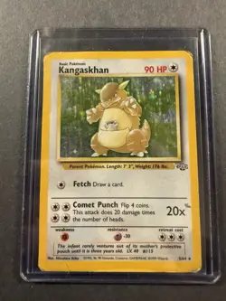 Pokemon TCG Kangaskhan Jungle Holo Rare Card 5/64 - Image 3