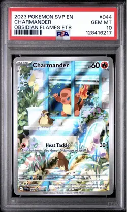 Pokemon Charmander SVP044 Elite Trainer Box Promo Card GEM MN PSA 10 - Image 3