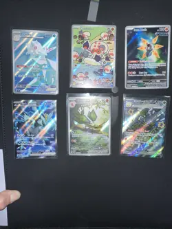 Mega Evolution Full Art/Ex Lot 6 Pokemon Cards Nm Fresh Pull - Image 1