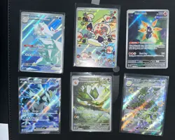 Mega Evolution Full Art/Ex Lot 6 Pokemon Cards Nm Fresh Pull - Image 2