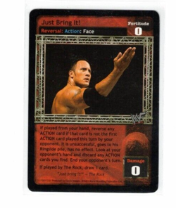 WWE Raw Deal Card: Just Bring It- The Rock - Image 1