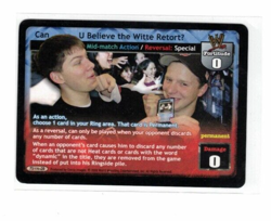 WWE Raw Deal Card: Can U Believe The Witte RetortU - Image 1