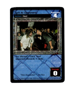 WWE Raw Deal Card: Spit At Opponent-The Rock & Mick Foley - Image 1