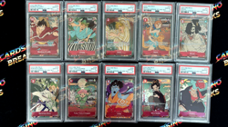 One Piece TCG 1st Anniversary Promo Card Set English PSA Sequential Set - Image 1