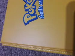 Yellow Pokemon Card Binder Bulbasaur Vintage - Image 4