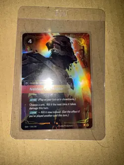 Riftbound TCG League Of Legends Origins Epic Noxian Guillotine 254/298 NM Card - Image 1