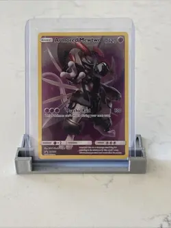 Pokemon 2019 TCG Black Star Promo Armored Mewtwo Holo Card SM228 - Image 1