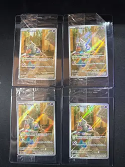 SEALED Paldean Fates Mimikyu 075 Black Star Promo 4 Card Lot - Image 1