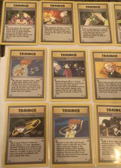 Lot of 16 Gym Heroes Set Trainer Pokemon Cards - Image 2