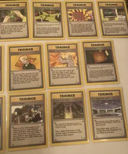 Lot of 16 Gym Heroes Set Trainer Pokemon Cards - Image 3