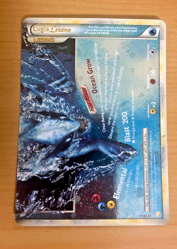 Pokemon Trading Card Lugia Legend (Bottom) 114/123 Heartgold Soulsilver Holo LP - Image 1